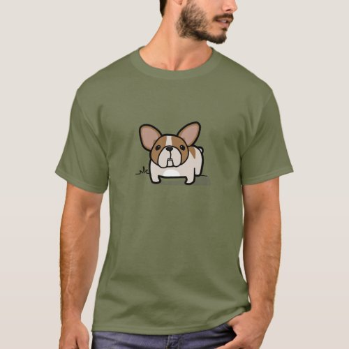 Fawn Pied Frenchie T_Shirt