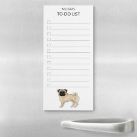 Fawn Pug Mops Cute Dog Breed Design To-Do List