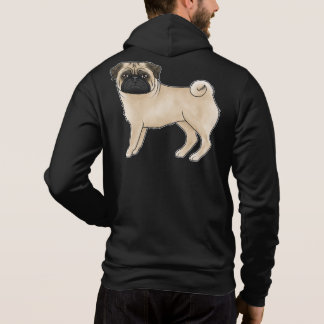 Fawn Pug Mops Dog Breed For Pug Owner Or Lover Hoodie