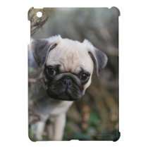 Fawn Pug Puppy Headshot iPad Mini Cover