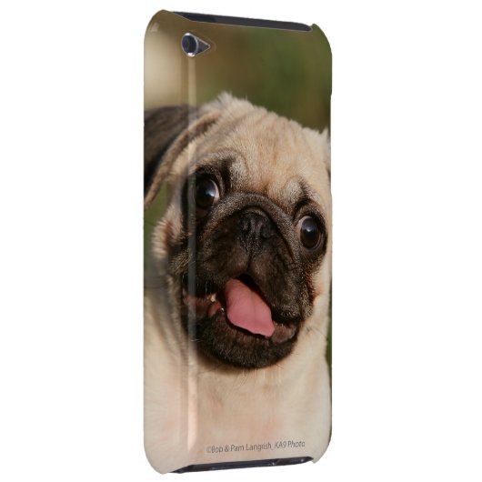 Fawn Pug Puppy Panting iPod Touch Case-Mate Case (Back/Right)