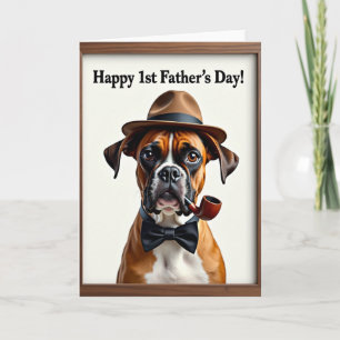 Fawn Pup First Fathers Day Card