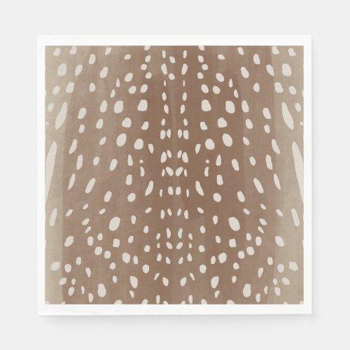 Fawn Spots Baby Deer Animal Print Pattern Napkins