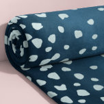 Fawn Spots Soft Blue Animal Print Fleece Blanket at Zazzle