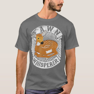 Fawn Whisperer Costume Roe Whitetail Deer Christma T-Shirt