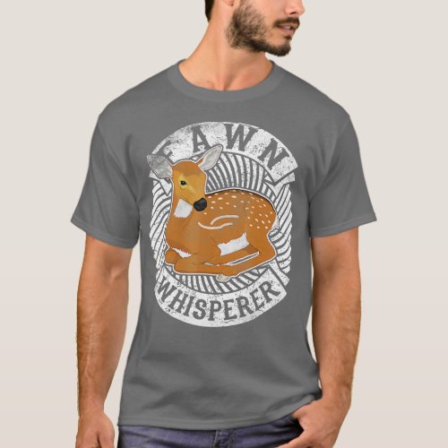 Fawn Whisperer Costume Roe Whitetail Deer Christma T_Shirt