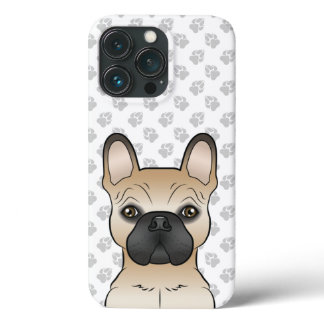 Fawn With Black Mask French Bulldog Dog &amp; Paws iPhone 13 Pro Case