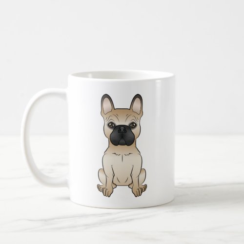 Fawn With Black Mask French Bulldog  Frenchie Dog Coffee Mug