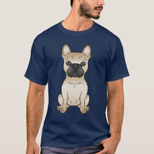 Fawn With Black Mask French Bulldog  Frenchie Dog T_Shirt