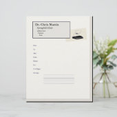 Fax Machine Cover Letter Custom Personalized (Standing Front)