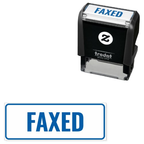 Faxed Business Office Self_inking Stamp