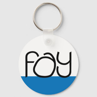 Fay black Keychain
