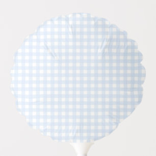 Faye and Lauren Baby Blue Gingham Balloons