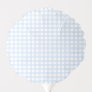 Faye and Lauren Baby Blue Gingham Balloons