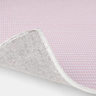 Faye and Lauren Baby Pink Gingham Rug