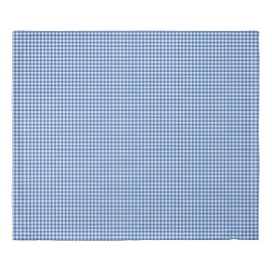 Faye and Lauren Blue Gingham Duvet Cover