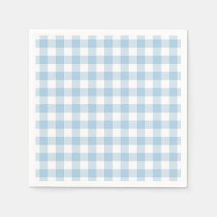 Faye and Lauren Blue Plaid Napkins