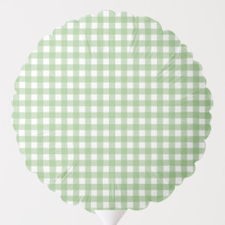 Faye and Lauren Darker Green Gingham Balloon