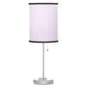 Faye and Lauren Gingham Pink  Table Lamp (Left)