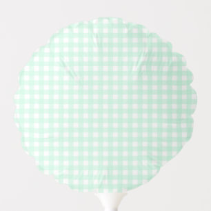 Faye and Lauren Green Gingham Balloons