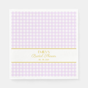 Faye and Lauren Light Purple Celebration Napkins
