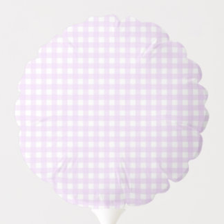Faye and Lauren Lilac Gingham Balloons