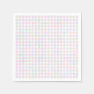 Faye and Lauren Pastel Gingham Multicolor Napkins