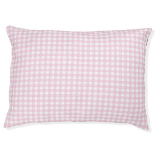 Faye and Lauren Pink Gingham Pet Bed
