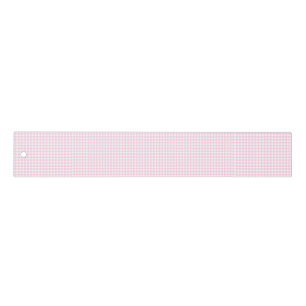 Faye and Lauren Pink Gingham Ruler