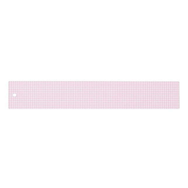 Faye and Lauren Pink Gingham Ruler (Front)