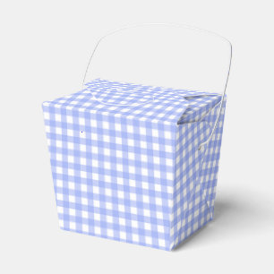 Faye and Lauren Purple Gingham Favor Boxes
