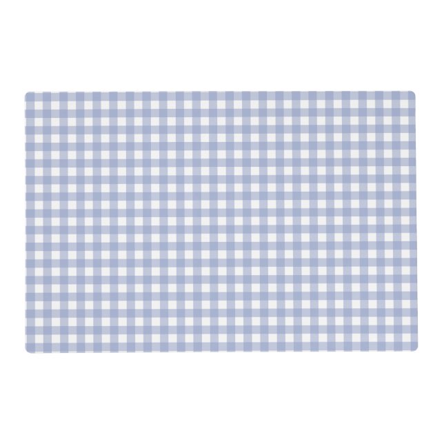 Faye and Lauren Purple Gingham Placemat (Front)