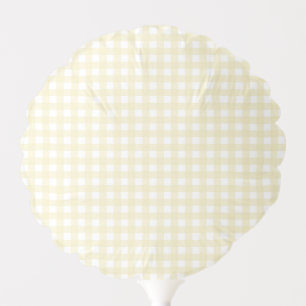 Faye and Lauren Yellow Gingham Balloons