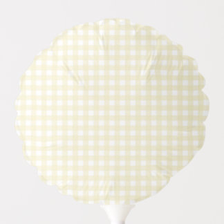 Faye and Lauren Yellow Gingham Balloons