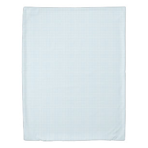 Faye Bright Blue Gingham Duvet Cover