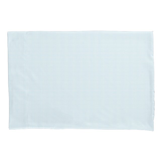Faye Bright Blue Gingham Pillow Case (Front)