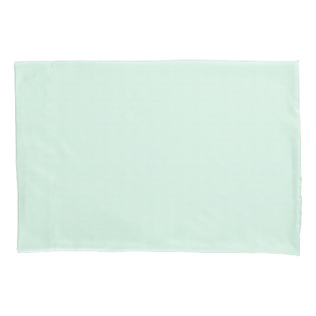 Faye Bright Green Gingham Pillow Case (Front)