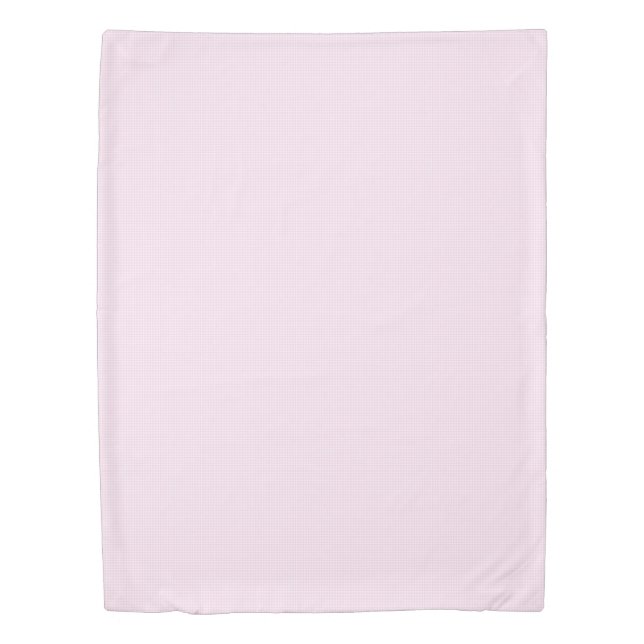 Faye Bright Pink Gingham Duvet Cover (Front)