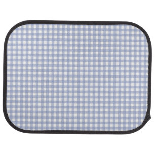 Faye & Lauren Blue Gingham Car Floor Mat