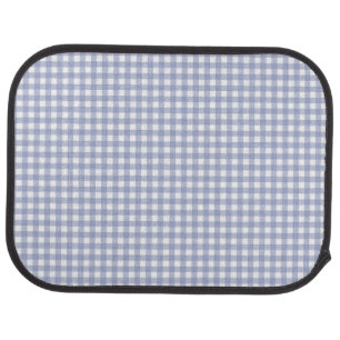 Faye & Lauren Blue Gingham Car Floor Mat