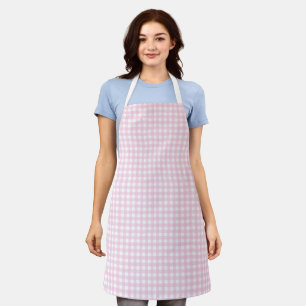 Faye & Lauren Pink Gingham Apron