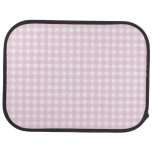 Faye & Lauren Pink Gingham Car Floor Mat