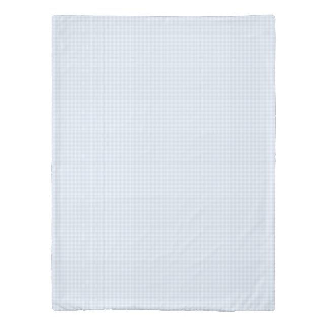 Faye Pastel Blue Gingham Duvet Cover (Back)