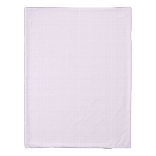 Faye Pastel Purple Gingham Duvet Cover