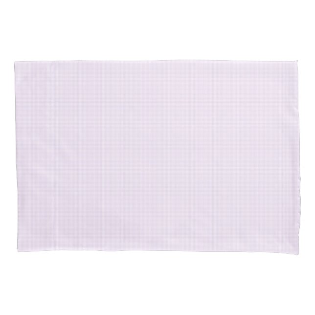 Faye Pastel Purple Gingham  Pillow Case (Front)