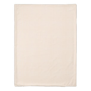 Faye Peach Gingham Duvet Cover