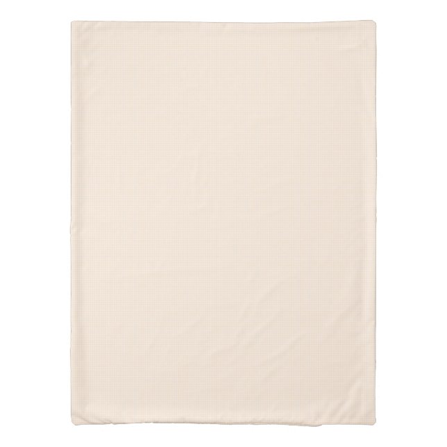 Faye Peach Gingham Duvet Cover (Back)