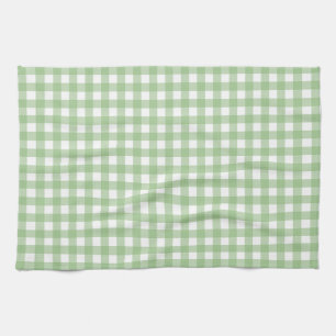 FayeandLauren Green Classic Buffalo Plaid Pattern Kitchen Towel