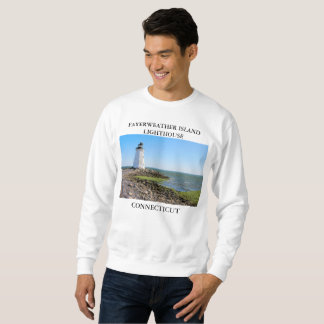 Fayerweather Island Lighthouse, Connecticut Sweatshirt