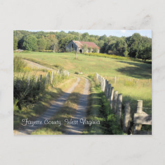 Fayette County, West Virginia Postcard